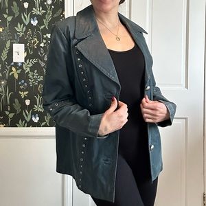 Blue Collared Jacket